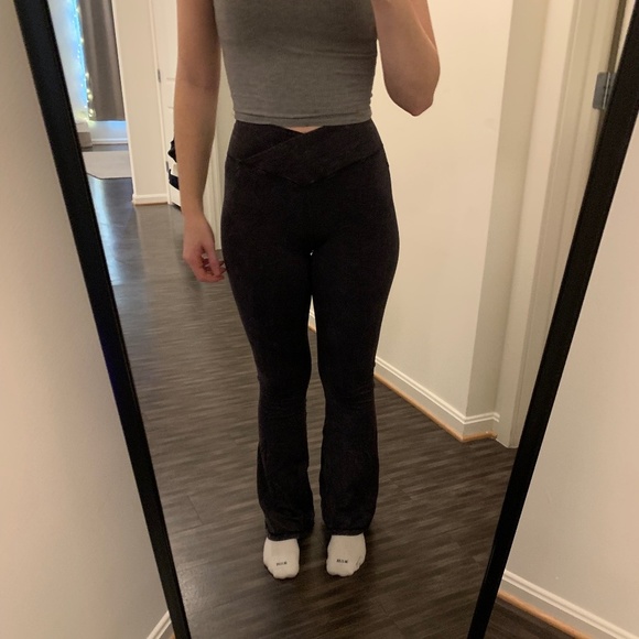 aerie Pants - OFFLINE By Aerie Real Me Double Crossover Flare Legging
